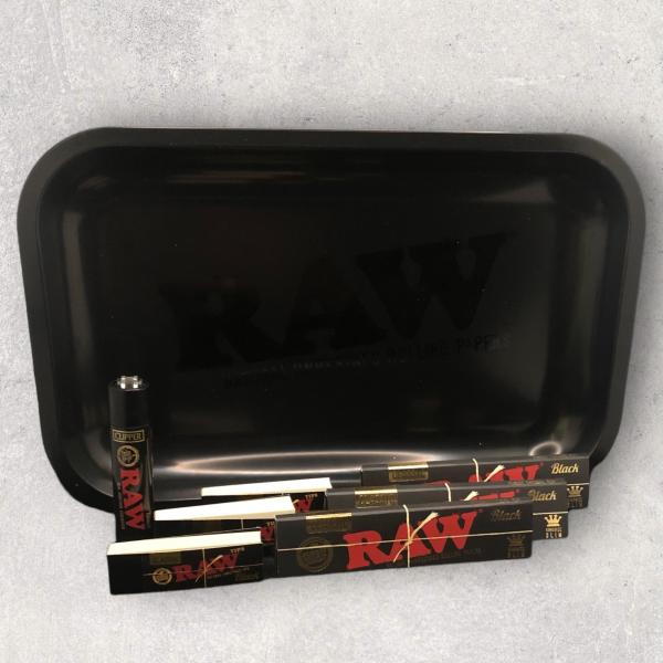 RAW Black Edition Rolling Smoker Set 